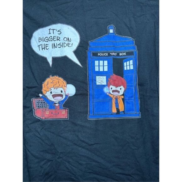 It's Bigger on the inside Long Sleeve size Small - Picture 2 of 3